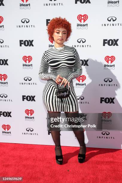 Ice Spice at the 2023 iHeartRadio Music Awards held at The Dolby Theatre on March 27, 2023 in Los Angeles, California.