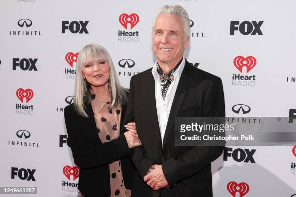 Pat Benatar and Neil Giraldo at the 2023 iHeartRadio Music Awards held at The Dolby Theatre on March 27, 2023 in Los Angeles, California.