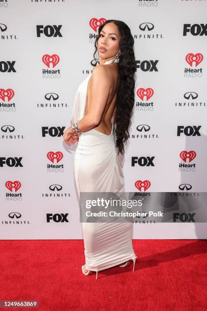 Deandra Kanu at the 2023 iHeartRadio Music Awards held at The Dolby Theatre on March 27, 2023 in Los Angeles, California.