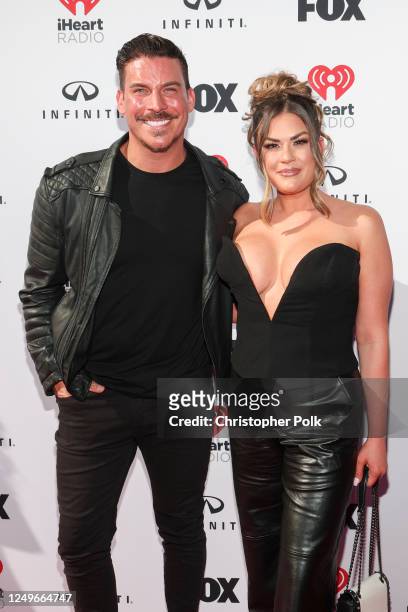 Jax Taylor and Brittany Cartwright at the 2023 iHeartRadio Music Awards held at The Dolby Theatre on March 27, 2023 in Los Angeles, California.