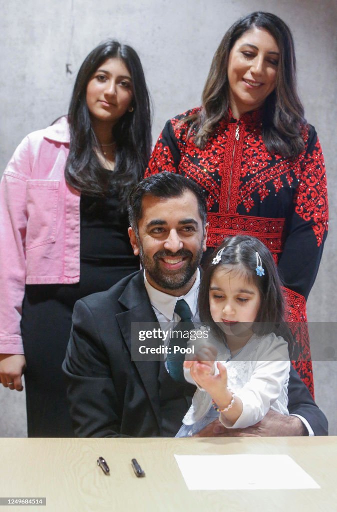 Humza Rider Newly elected leader of the Scottish National Party, Humza Yousaf ...