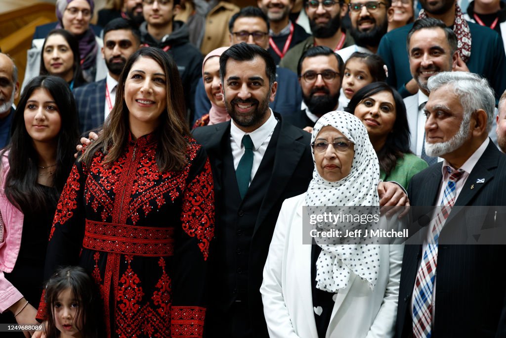 Humza Newly elected leader of the Scottish National Party Humza Yousaf ...