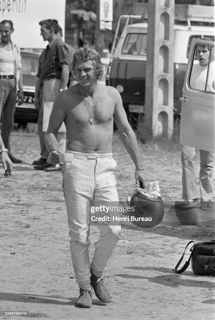 Tournage du film "Le Mans"