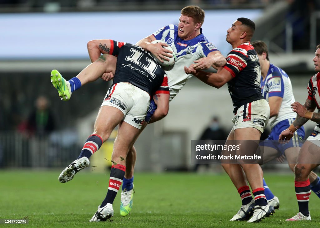 NRL Rd 5 - Bulldogs v Roosters