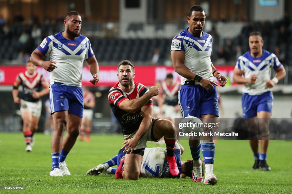 NRL Rd 5 - Bulldogs v Roosters