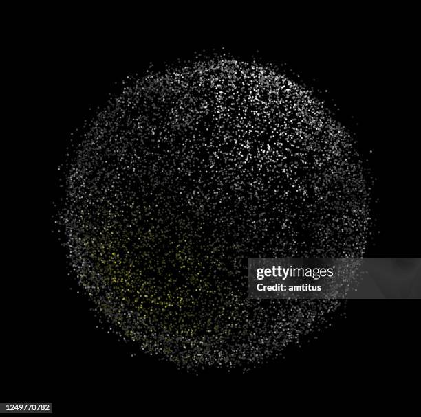 particle globe - holographic stock illustrations