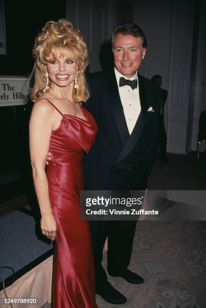 American actress Loni Anderson and American lawyer Geoff Brown attend the Multicultural Motion Picture Association's 2nd Annual Diversity Awards,...