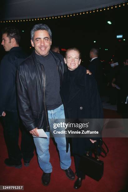 American actor Adam Arkin and American actress Phyllis Lyons attend the AFI Benefit premiere of 'Good Will Hunting' at Mann Bruin Theatre in Los...
