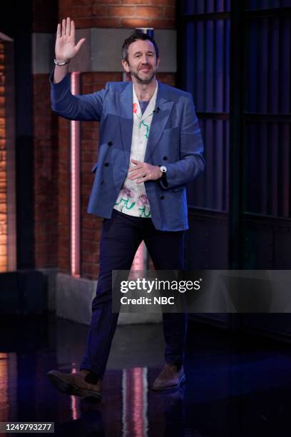 Episode 1410 -- Pictured: Actor Chris O'Dowd arrives on March 28, 2023 --