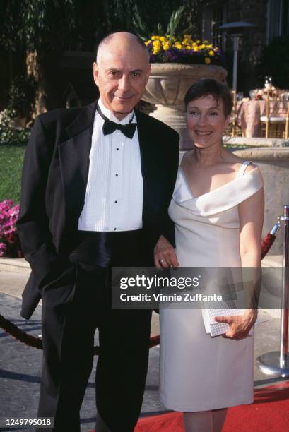 American actor Alan Arkin and Suzanne Arkin attend the 'Friends of Sheba Medical Center Honours Arthur Miller' event, held at a private residence in...