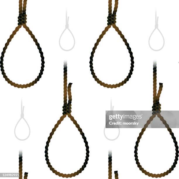 gallows seamless vector wallpaper - execution stock illustrations