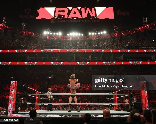 WrestleMania RAW at the Footprint Center on March 27, 2023 in Phoenix, Arizona, United States.