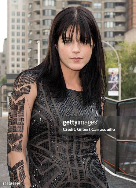 Actress Selma Blair is seen around Lincoln Center during Spring 2012 Mercedes-Benz Fashion Week on September 14, 2011 in New York City.