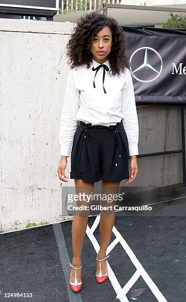 Corinne Rae Bailey is seen around Lincoln Center during Spring 2012 Mercedes-Benz Fashion Week on September 14, 2011 in New York City.