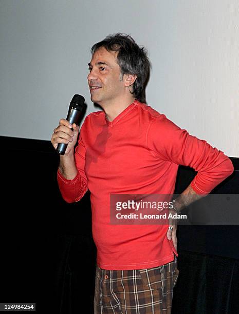 Filmmaker Pablo Giorgelli speaks at "Las Acacias" Premiere at AMC Yonge & Dundas 24 theater during the 2011 Toronto International Film Festival on...