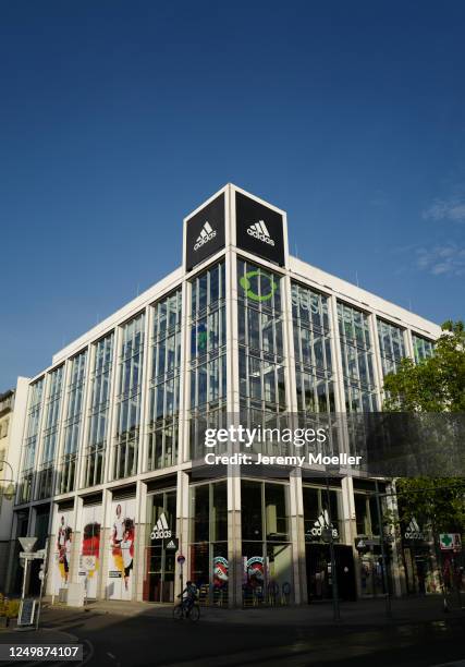 General view of the Adidas Store at Kurfürstendamm on June 10, 2020 in Berlin, Germany.