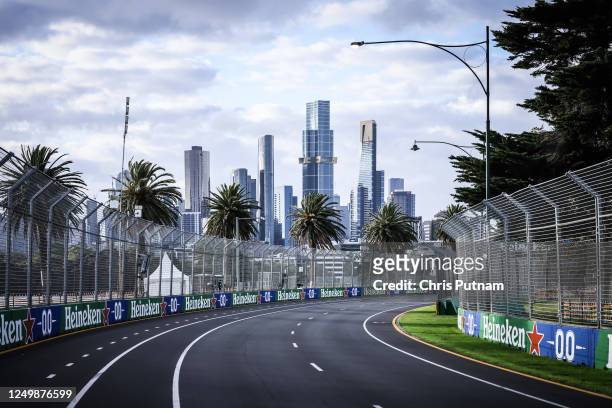Pre race atmosphere on circuit at the 2023 Australian Formula 1 Grand Prix on 29th March 2023