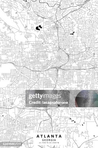 Atlanta, Georgia Vector Map Atlanta, Georgia Vector Map