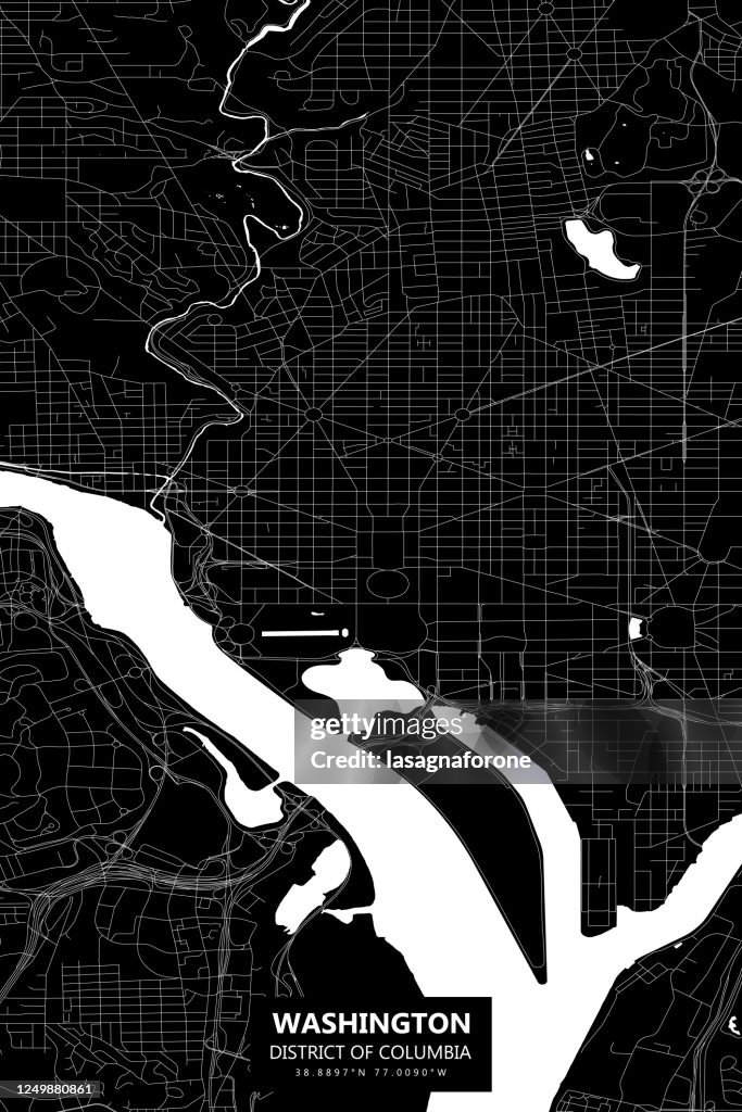 Washington DC Vector Map
