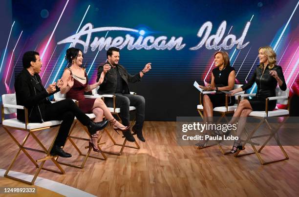 The cast of American Idol are guests on Good Morning America on Tuesday, March 28, 2023 on ABC. LIONEL RICHIE, KATY PERRY, LUKE BRYAN, ROBIN ROBERTS,...