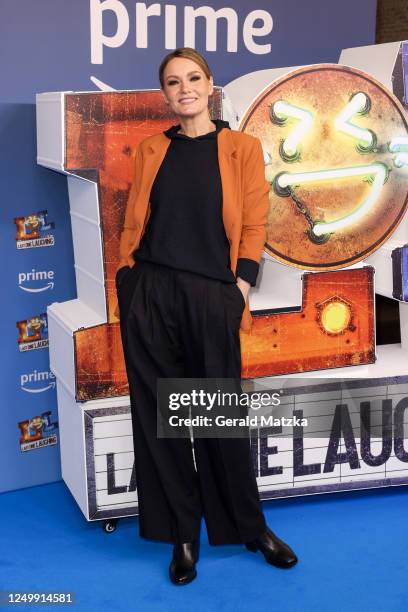 Martina Hill attends the premiere of Season 4 of "LOL: Last One Laughing" at Kino International on March 29, 2023 in Berlin, Germany.