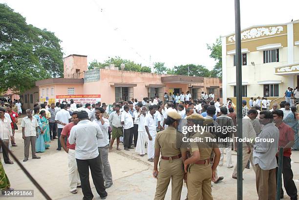 Many passengers were killed and more than 100 injured when the Chennai Beach-Vellore local hit the rear of the Arakkonam-Katpadi passenger train...