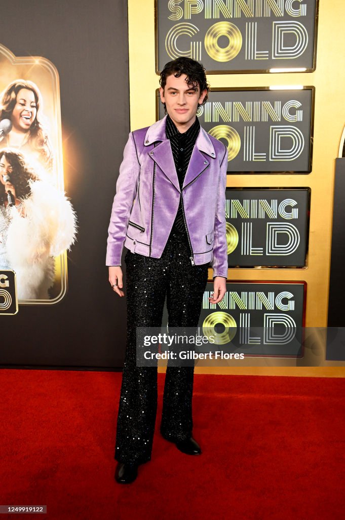 Casey Likes at the premiere of "Spinning Gold" held at the Directors