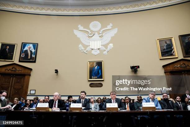 Phil Mendelson, Chairman, D.C. Council; Charles Allen, Councilmember, D.C. Council; Glen Lee, Chief Financial Officer, Washington, D.C; and Greggory...