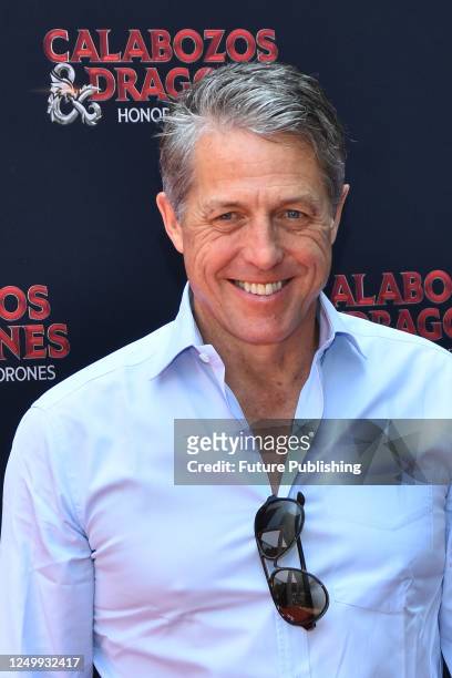 March 29 Mexico City, Mexico: British actor Hugh Grant attends the film photocall and press conference for the Dungeons and Dragons: Honor Among...