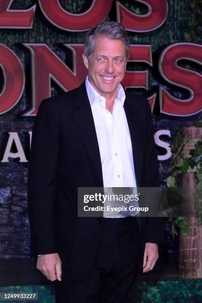 March 29 Mexico City, Mexico: British actor Hugh Grant attends The Dungeons and Dragons: Honor Among Thieves film premiere at Cinepolis Plaza...