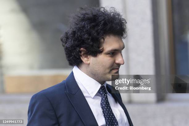 Sam Bankman-Fried, co-founder of FTX Cryptocurrency Derivatives Exchange, arrives at court in New York, US, on Thursday, March 30, 2023 Bankman-Fried...