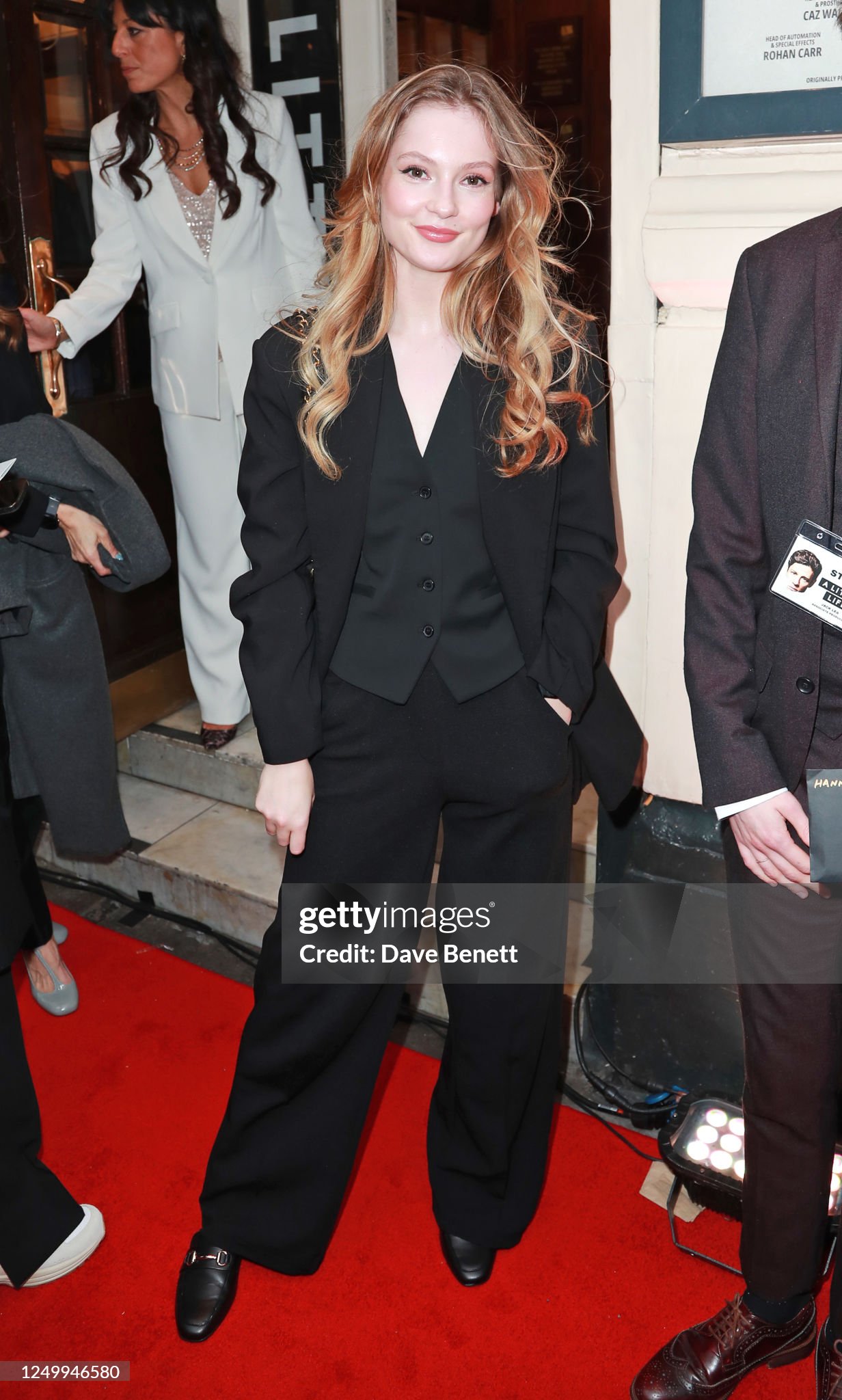 Hannah Dodd - attends press night performance of "A Little Life" in HQ