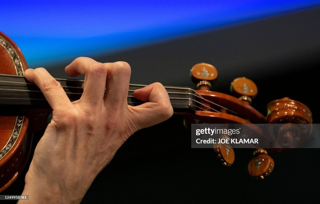 Austrian Stringed Instrument Austrian-Russian violinist Elena Denisova plays the world's most ...