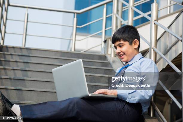 modern teenage boy - business - stock photo - teen entrepreneur stock pictures, royalty-free photos & images