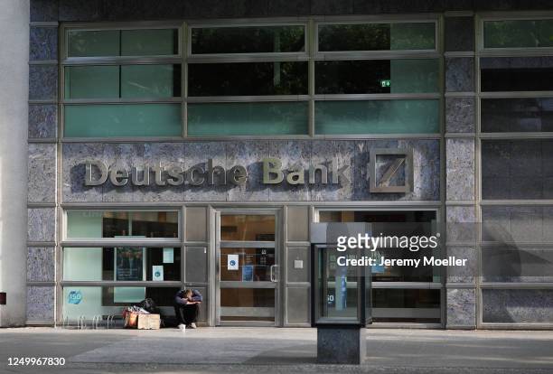 General view of the Deutsche Bank at Kurfürstendamm in Berlin on June 10, 2020 in Berlin, Germany.