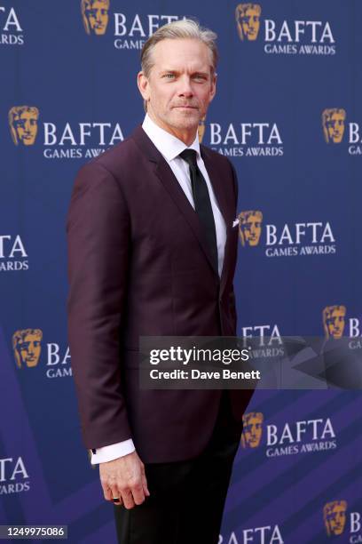 Adam J. Harrington attends The BAFTA Games Awards 2023 at Queen Elizabeth Hall, Southbank Centre, on March 30, 2023 in London, England.