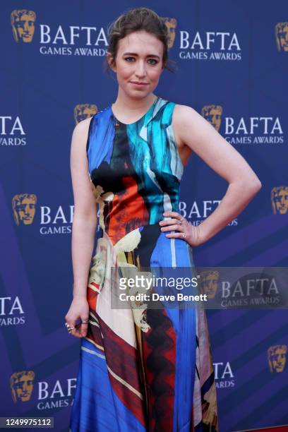 Charlotte McBurney attends The BAFTA Games Awards 2023 at Queen Elizabeth Hall, Southbank Centre, on March 30, 2023 in London, England.