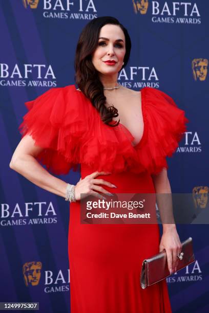 Danielle Bisutti attends The BAFTA Games Awards 2023 at Queen Elizabeth Hall, Southbank Centre, on March 30, 2023 in London, England.
