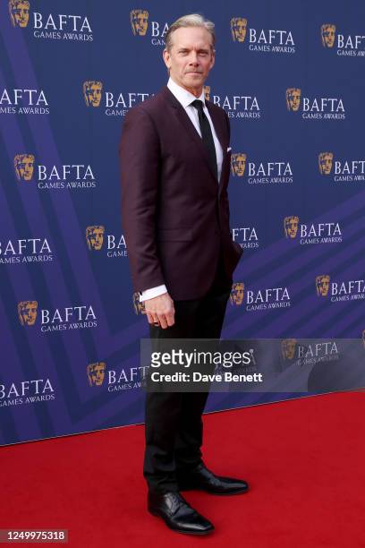 Adam J. Harrington attends The BAFTA Games Awards 2023 at Queen Elizabeth Hall, Southbank Centre, on March 30, 2023 in London, England.