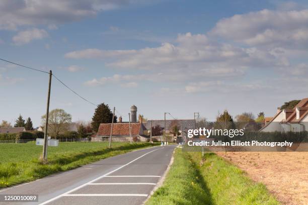 a sign indicates you are entering les serraults. - town sign stock pictures, royalty-free photos & images