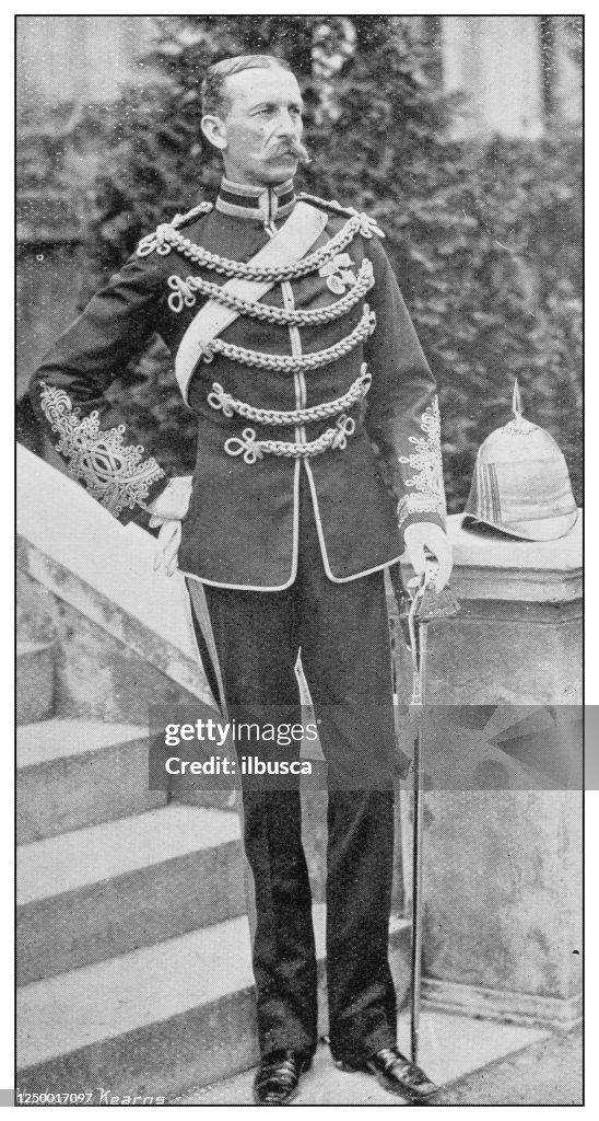 Colonel Gordon Rae Antique Photograph Of British Navy And Army Lieutenant Colonel Gordon ...