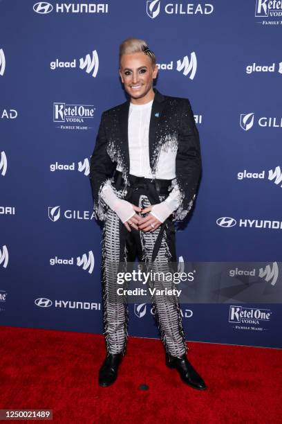 Frankie Grande at the 34th GLAAD Media Awards held at The Beverly Hilton Hotel on March 30, 2023 in Beverly Hills, California.
