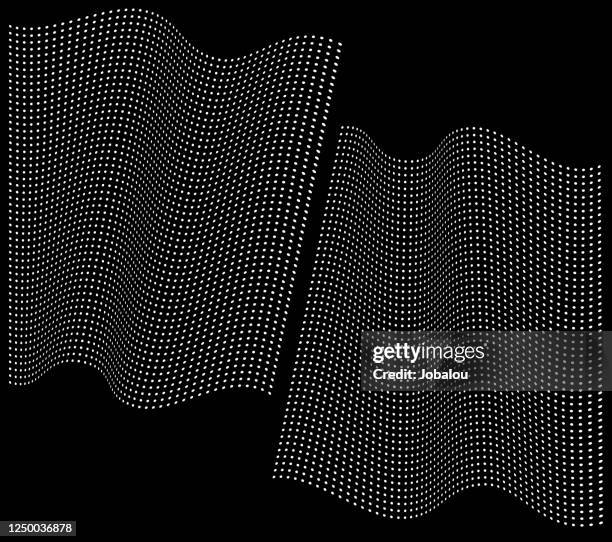 modern abstract perspective geometric shapes textures - isometric grid pattern stock illustrations