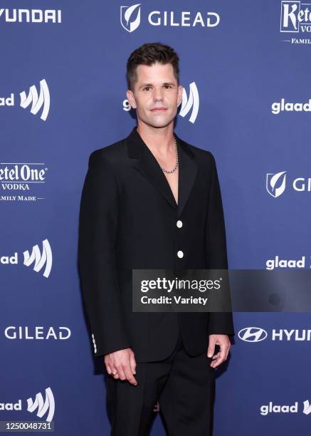 Charlie Carver at the 34th GLAAD Media Awards held at The Beverly Hilton Hotel on March 30, 2023 in Beverly Hills, California.