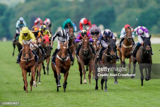 Thore Hammer Hansen riding Coeur De lion win The Ascot Stakes at Ascot Racecourse on Day 1 of the Royal Meeting on June 16, 2020 in Ascot, England....