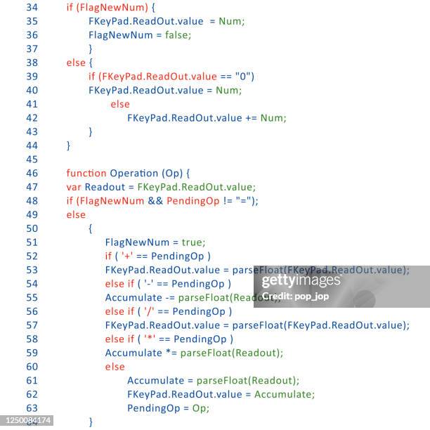 ilustraciones, imágenes clip art, dibujos animados e iconos de stock de página de códigos de programa - ilustración de fondo vectorial de script de programación.  script, html - coding