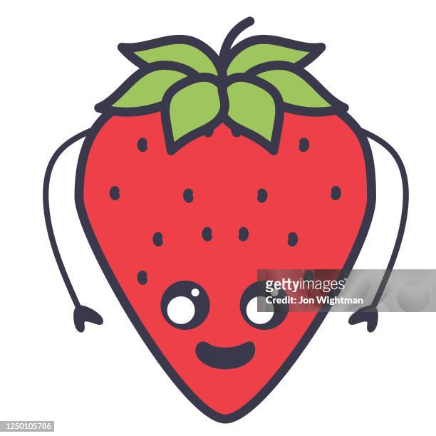 Cartoon Strawberries Photos and Premium High Res Pictures - Getty Images
