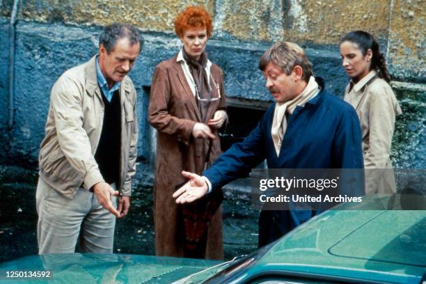 Der Mann der keine Autos mochte, Fernsehserie, Deutschland 1984, Darsteller: Karl Obermayr, Elisabeth Volkmann, Ralf Schermuly, Katherina Jacob.