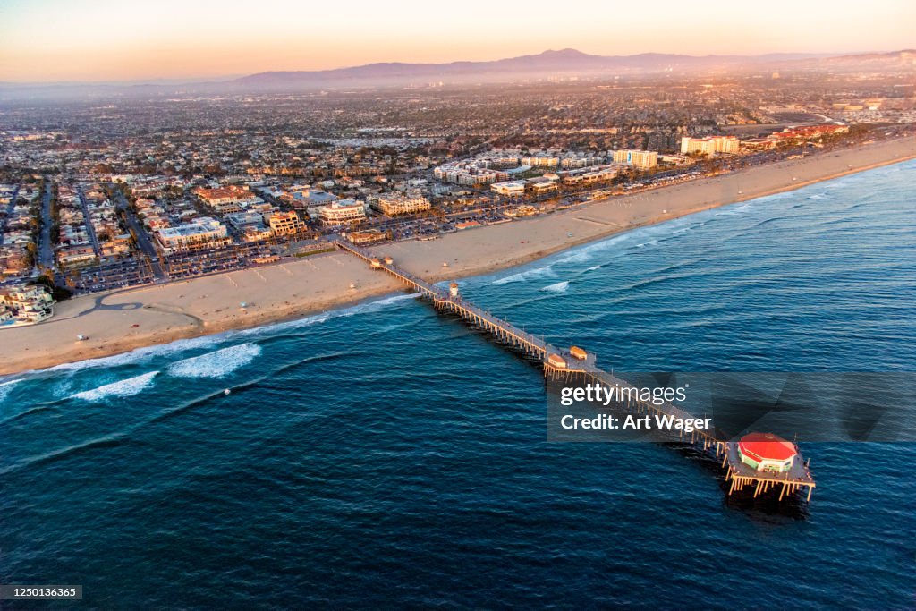 Huntington Beach California Aerial