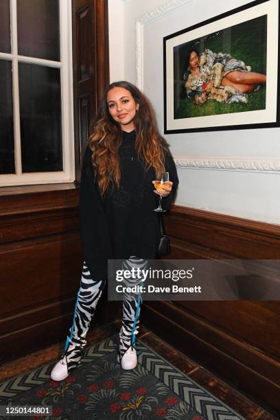 Jade Thirlwall attends a private view of "Ashish: Fall In Love And Be More Tender", the first major survey of fashion designer Ashish Gupta, at...